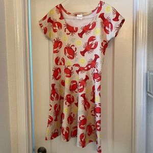 Lobster crab lemon dress
